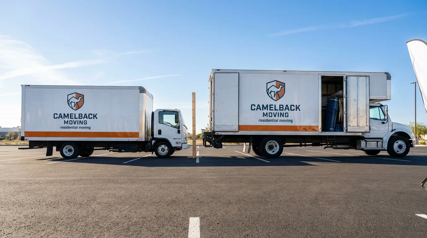 Moving truck size capacity guide in Peachtree Corners